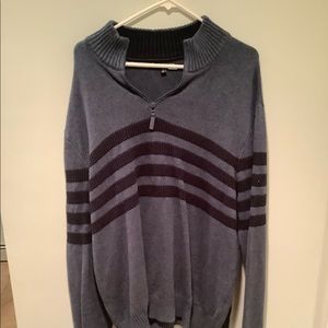 Tahari XL Quarter-Zip Sweater